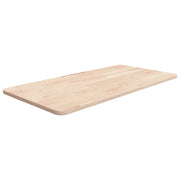 Wastafelblad massief eikenhout 80x40x1,5 cm onbehandeld