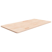 Wastafelblad massief eikenhout 100x50x1,5 cm onbehandeld