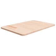 Wastafelblad 60x40x1,5 cm massief eikenhout onbehandeld