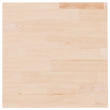 Tafelblad vierkant 40x40x2,5 cm onbehandeld massief eikenhout 40 x 40 x 2.5 cm Naturel