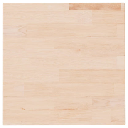 Tafelblad vierkant 40x40x2,5 cm onbehandeld massief eikenhout 40 x 40 x 2.5 cm Naturel
