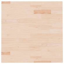 Tafelblad vierkant 60x60x2,5 cm onbehandeld massief eikenhout 60 x 60 x 2.5 cm Naturel