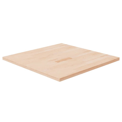 Tafelblad Vierkant 70X70X2,5 Cm Onbehandeld Massief Eikenhout