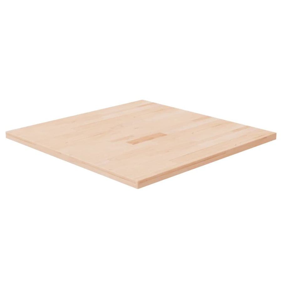 Tafelblad Vierkant 70X70X2,5 Cm Onbehandeld Massief Eikenhout