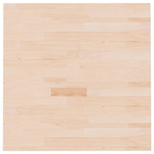 Tafelblad Vierkant 70X70X2,5 Cm Onbehandeld Massief Eikenhout
