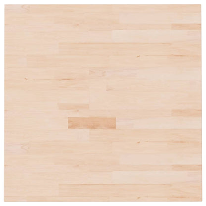 Tafelblad Vierkant 70X70X2,5 Cm Onbehandeld Massief Eikenhout