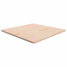 Tafelblad Vierkant 90X90X2,5 Cm Onbehandeld Massief Eikenhout 90 x 90 x 2.5 cm