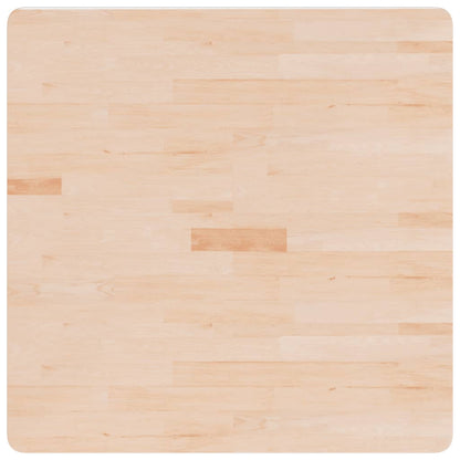 Tafelblad vierkant 80x80x4 cm onbehandeld massief eikenhout