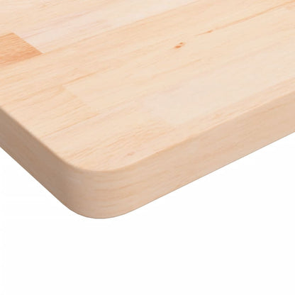 Tafelblad vierkant 80x80x4 cm onbehandeld massief eikenhout