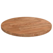 Tafelblad rond Ø30x1,5 cm massief eikenhout lichtbruin
