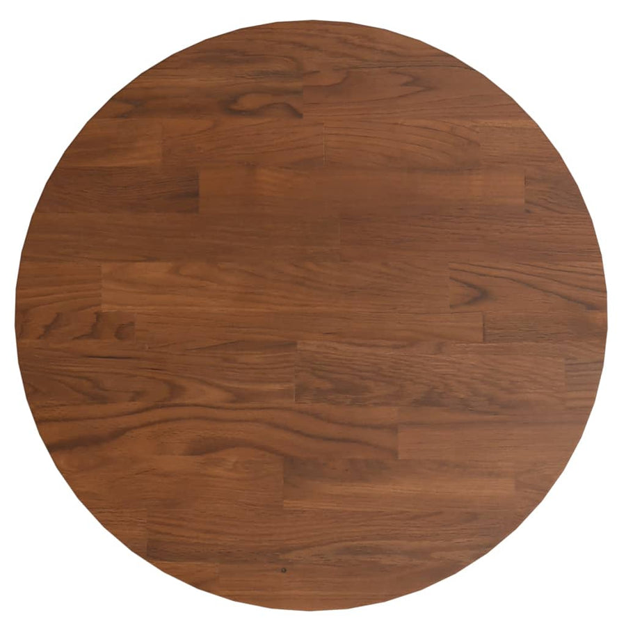 Tafelblad rond Ø30x1,5 cm bewerkt massief eikenhout donkerbruin Ø 30 x 1.5 cm Donkerbruin