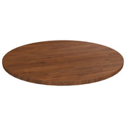 Tafelblad rond Ø50 cm massief eikenhout donkerbruin