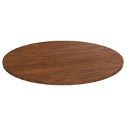 Tafelblad rond Ø60x1,5 cm massief eikenhout donkerbruin