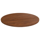 Tafelblad rond Ø80 cm massief eikenhout donkerbruin
