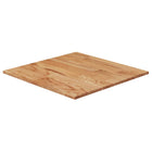 Tabletop square 40x40x1.5cm solid oak light brown