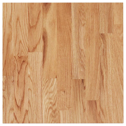 Tafelblad vierkant 50x50x,5cm massief eiken 50 x 50 x 1.5 cm Lichtbruin