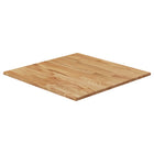Tafelblad 70x70 cm massief eiken lichtbruin