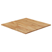 Tafelblad vierkant 70x70x1,5cm massief eiken lichtbruin 70 x 70 x 1.5 cm Lichtbruin