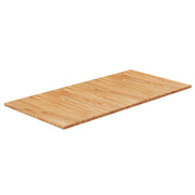 Wastafelblad massief eikenhout 100x50x1,5 cm lichtbruin