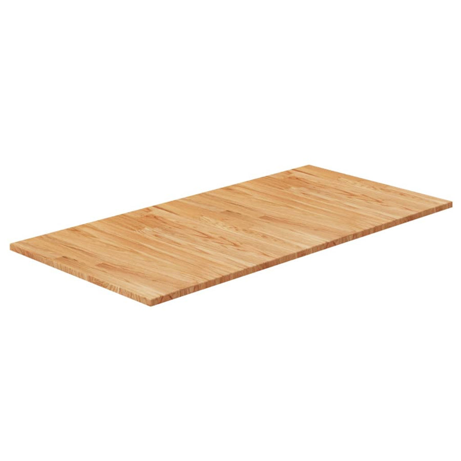 Wastafelblad 100X50X1,5Cm Behandeld Massief Hout 100 x 50 x 1.5 cm Lichtbruin