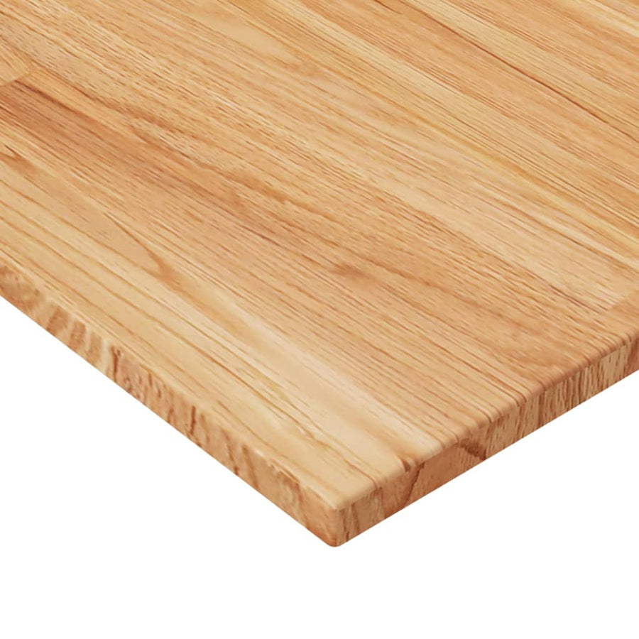 Wastafelblad 100X50X1,5Cm Behandeld Massief Hout 100 x 50 x 1.5 cm Lichtbruin