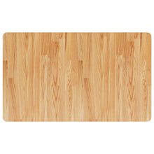 Wastafelblad 100X60X1,5 Cm Behandeld Massief Hout Lichtbruin 100 x 60 x 1.5 cm
