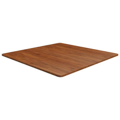 Tafelblad vierkant 90x90x1,5 cm behandeld eiken donkerbruin