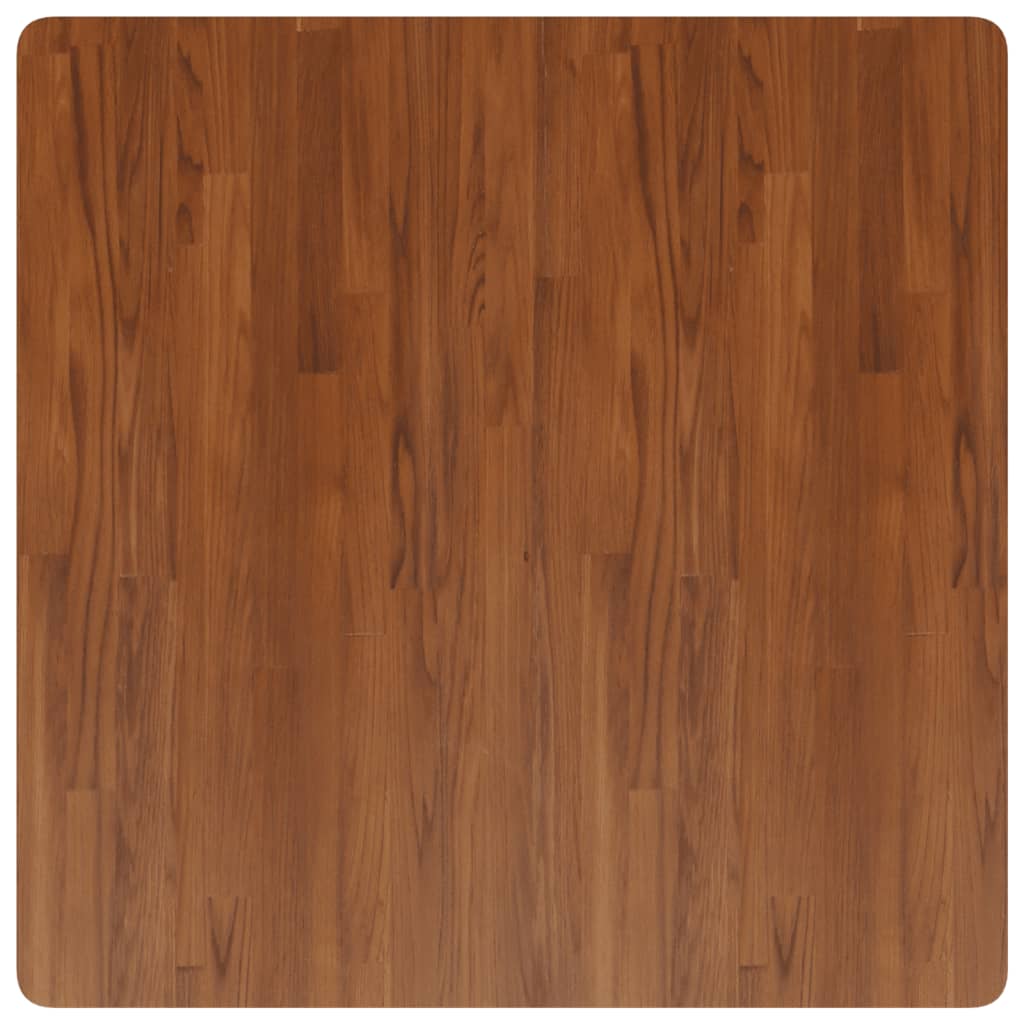 Tafelblad vierkant 90x90x1,5 cm behandeld eiken donkerbruin