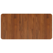 Wastafelblad 80X40X1,5 Cm Behandeld Massief Hout Donkerbruin 80 x 40 x 1.5 cm