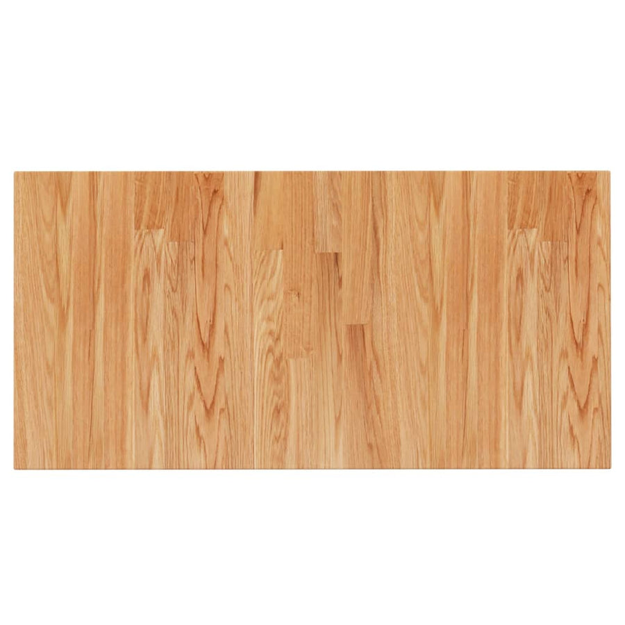 Wastafelblad 80X40X2,5Cm Behandeld Massief Hout 80 x 40 x 2.5 cm Lichtbruin