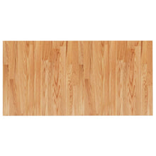 Wastafelblad 100X50X2,5Cm Behandeld Massief Hout Lichtbruin