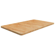 Wastafelblad massief hout 100x60x2,5cm lichtbruin