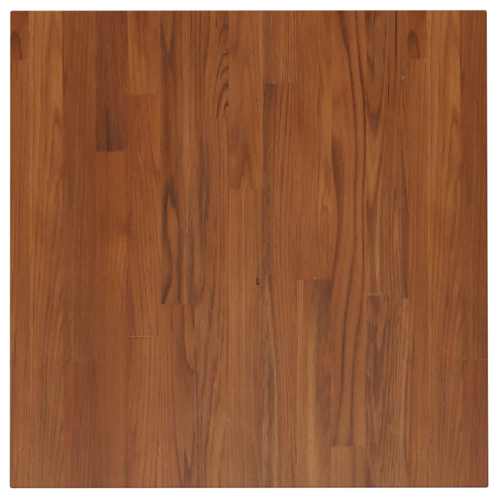 Tafelblad vierkant 60x60x2,5cm behandeld eiken 60 x 60 x 2.5 cm Donkerbruin