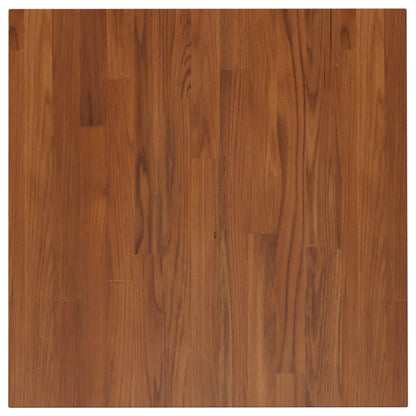 Tafelblad vierkant 60x60x2,5cm behandeld eiken 60 x 60 x 2.5 cm Donkerbruin