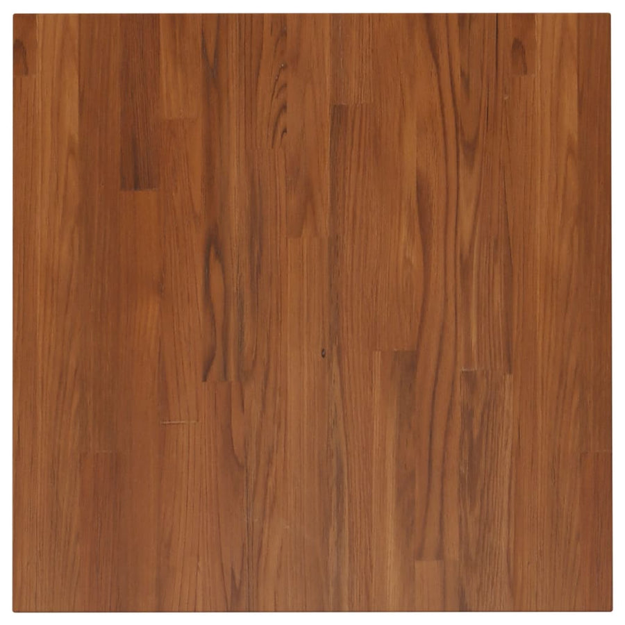 Tafelblad vierkant 60x60x2,5cm behandeld eiken 60 x 60 x 2.5 cm Donkerbruin