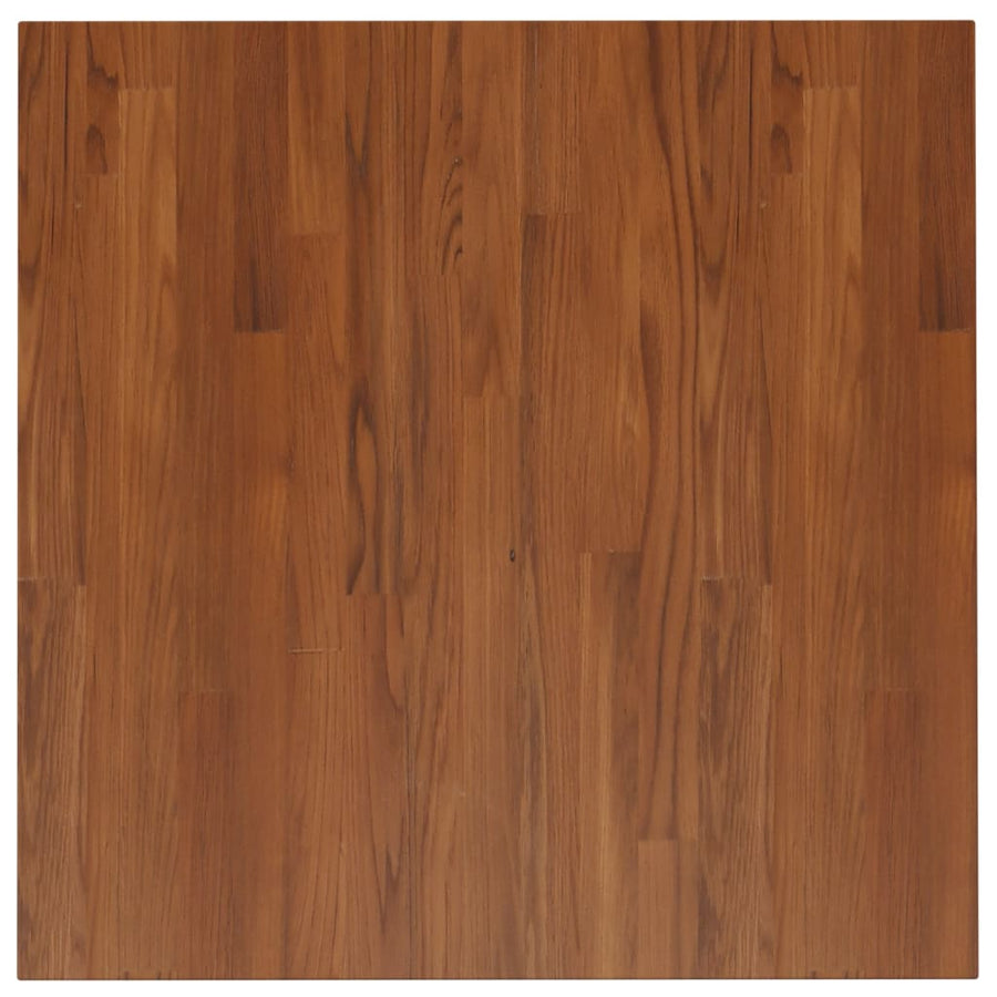 Tafelblad vierkant 70x70x2,5cm behandeld eiken donkerbruin 70 x 70 x 2.5 cm Donkerbruin