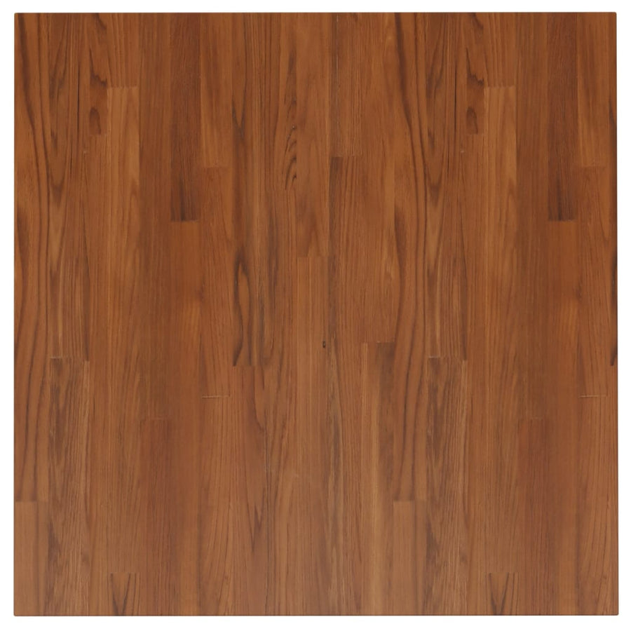 Tafelblad vierkant 80x80x2,5cm behandeld eiken donkerbruin 80 x 80 x 2.5 cm Donkerbruin