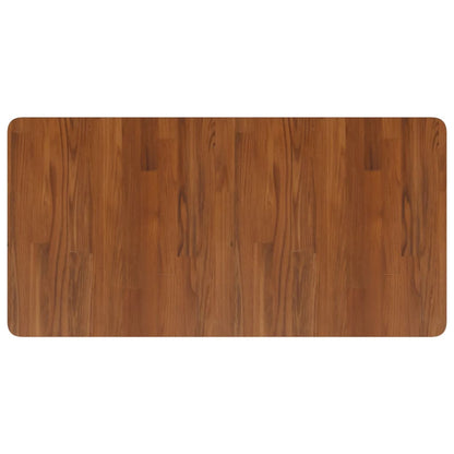 Wastafelblad 100X50X2,5Cm Behandeld Massief Hout Donkerbruin