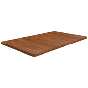 Wastafelblad massief eikenhout 100x60x2,5 cm donkerbruin