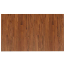 Wastafelblad 100X60X2,5Cm Behandeld Massief Hout Donkerbruin