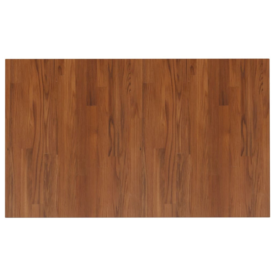 Wastafelblad 100X60X2,5Cm Behandeld Massief Hout Donkerbruin
