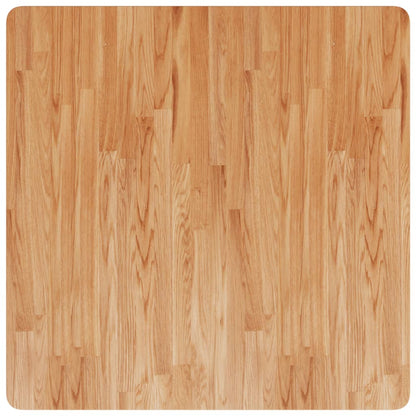 Tafelblad Vierkant 80X80X4Cm Massief Eikenhout Lichtbruin 1 80 x 80 x 4 cm