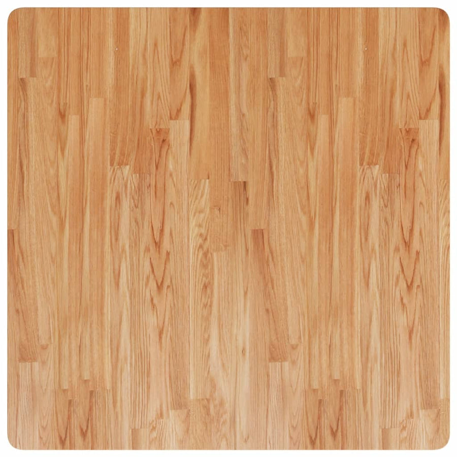 Tafelblad Vierkant 90X90X4Cm Massief Eikenhout 90 x 90 x 4 cm