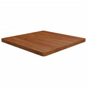 Tafelblad 80x80x4 cm massief eiken donkerbruin