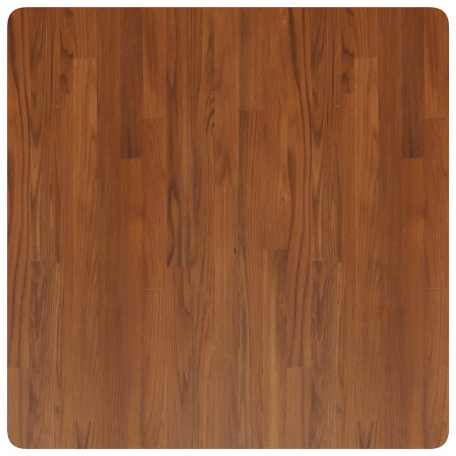 Tafelblad Vierkant 80X80X4Cm Behandeld Eiken Donkerbruin 1 80 x 80 x 4 cm