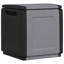 Tuinbox 130 L Donkergrijs En Zwart 54 x 53 x 57 cm
