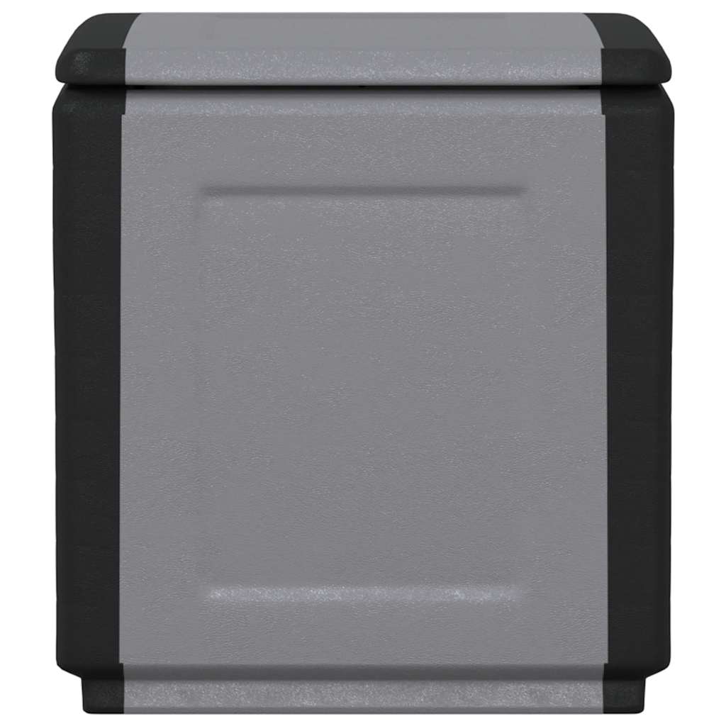 Tuinbox 130 L Donkergrijs En Zwart 54 x 53 x 57 cm
