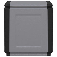 Tuinbox 130 L Donkergrijs En Zwart 54 x 53 x 57 cm