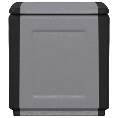 Tuinbox 130 L Donkergrijs En Zwart 54 x 53 x 57 cm