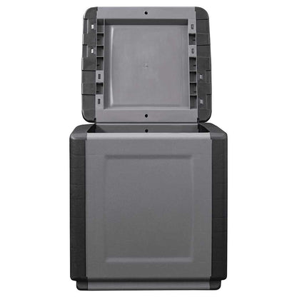 Tuinbox 130 L Donkergrijs En Zwart 54 x 53 x 57 cm